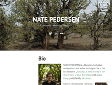 Tablet Screenshot of natepedersen.com